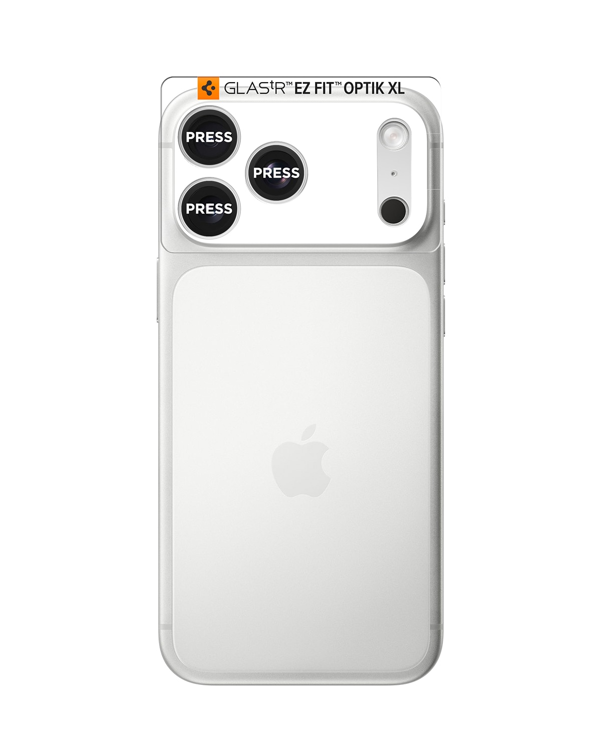 iPhone 17 Pro Glas.tR EZ Fit Optik Pro XL Silver