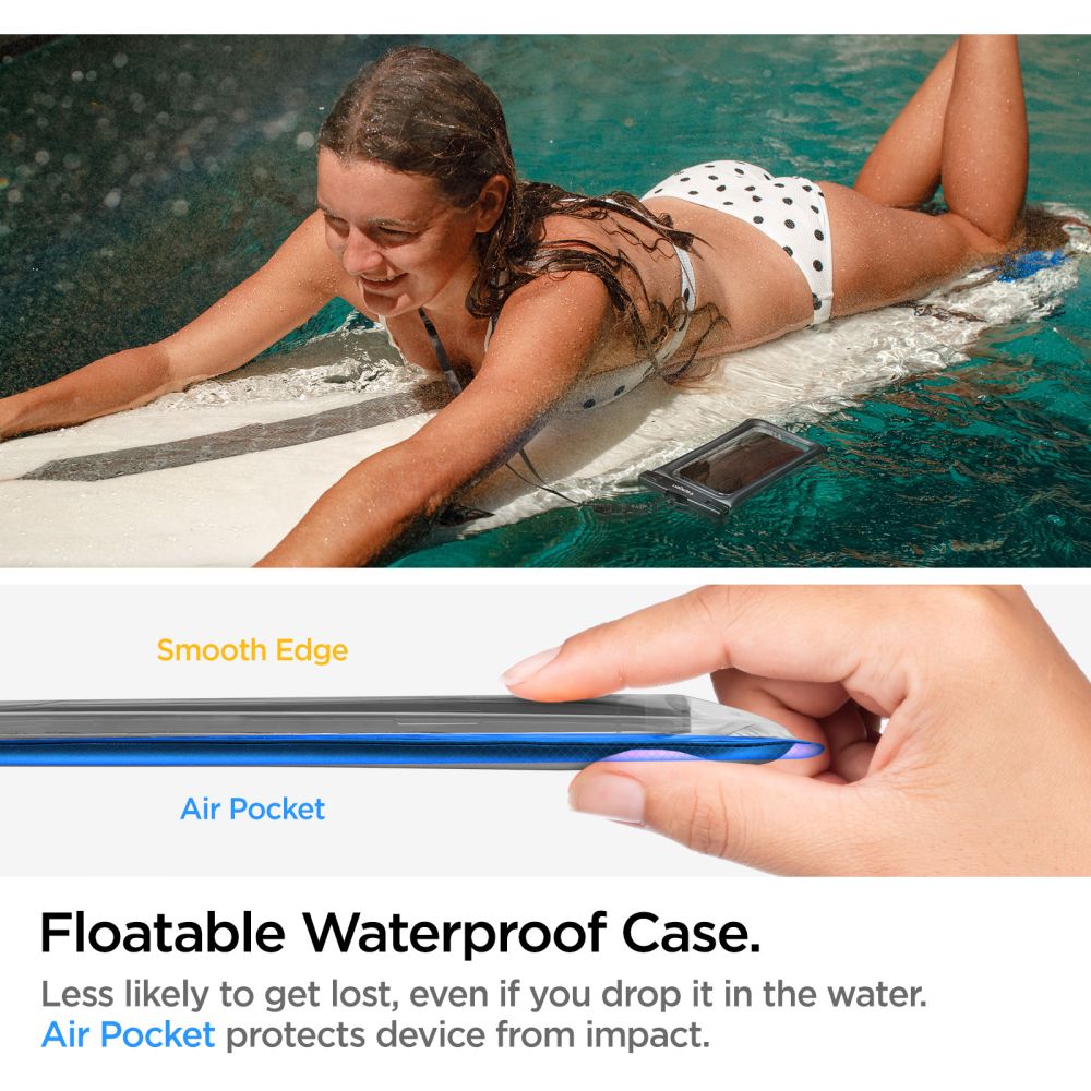 A610 Universal Waterproof Float Case Black