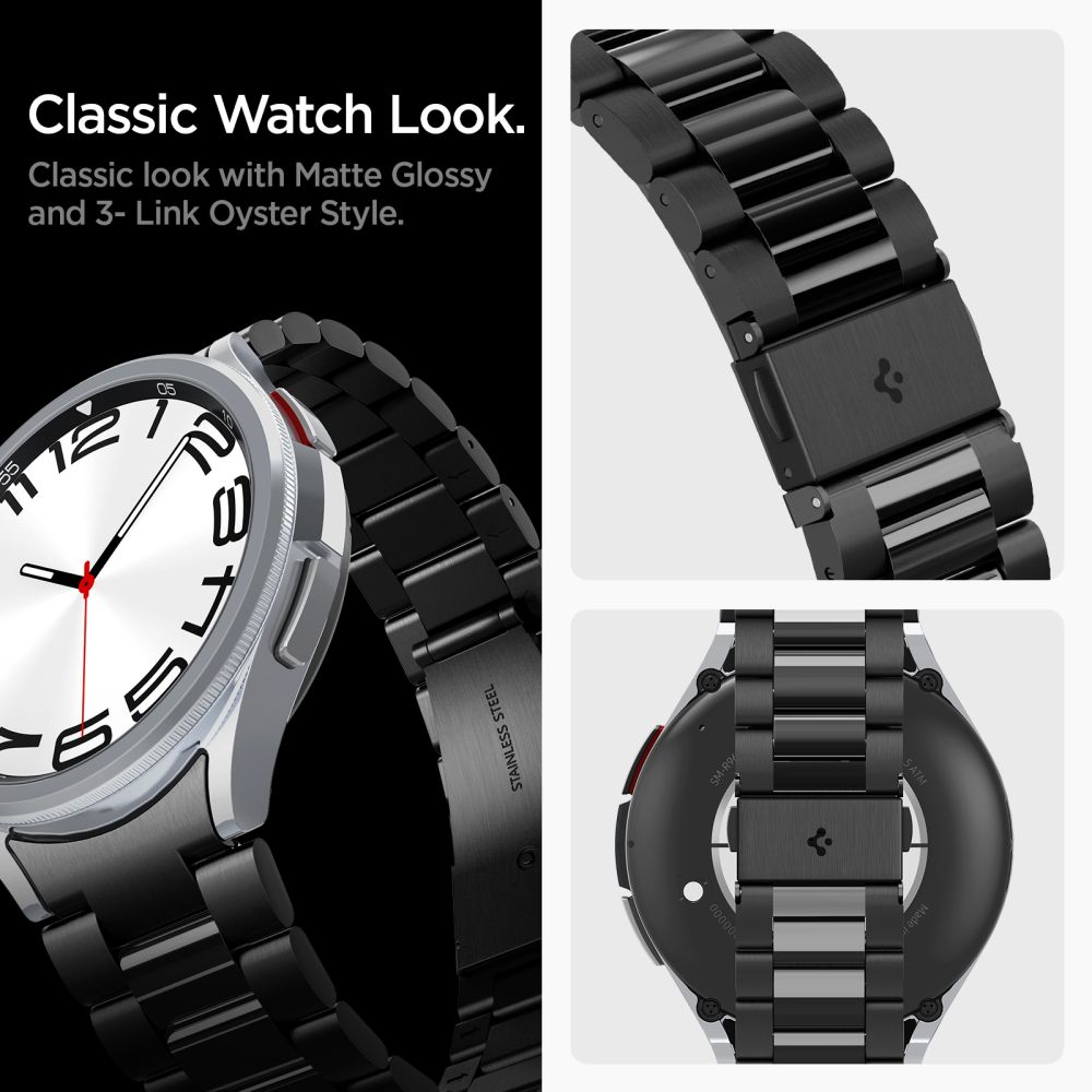 Galaxy Watch 6 Classic 47mm Armband Modern Full-Fit Black