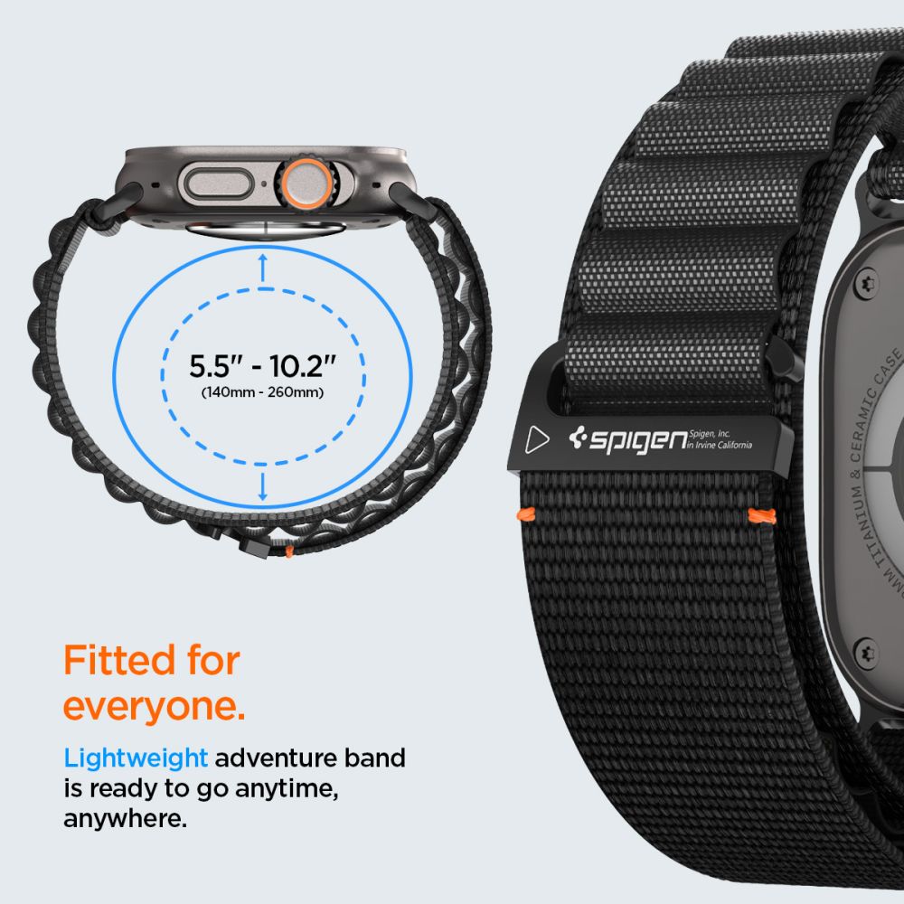 WBF1 Band Apple Watch Series 4-6 44mm Svart