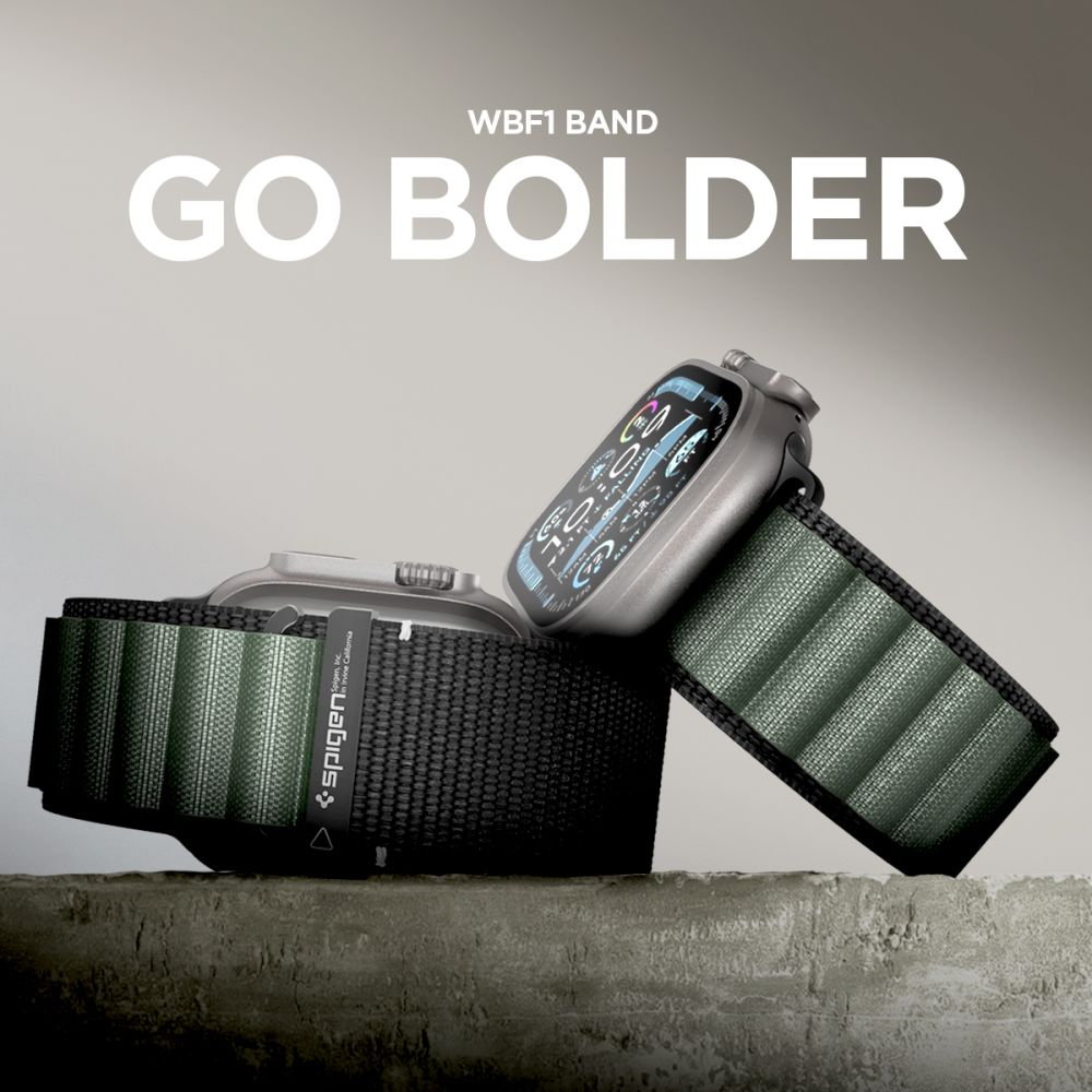 WBF1 Band Apple Watch Series 4-6 44mm Grön