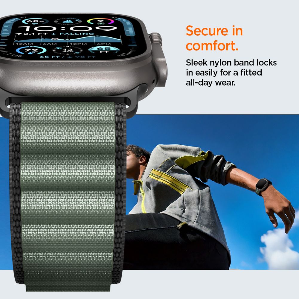 WBF1 Band Apple Watch Series 4-6 44mm Grön