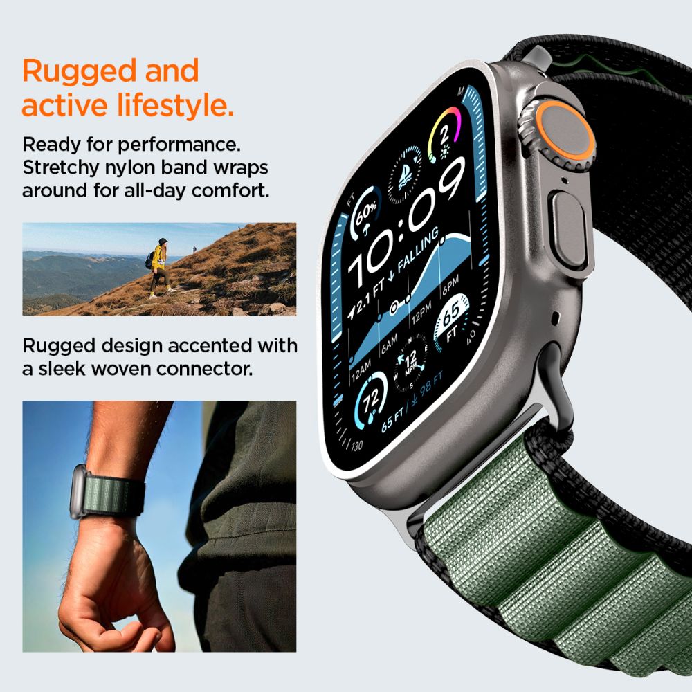 WBF1 Band Apple Watch Series 4-6 44mm Grön