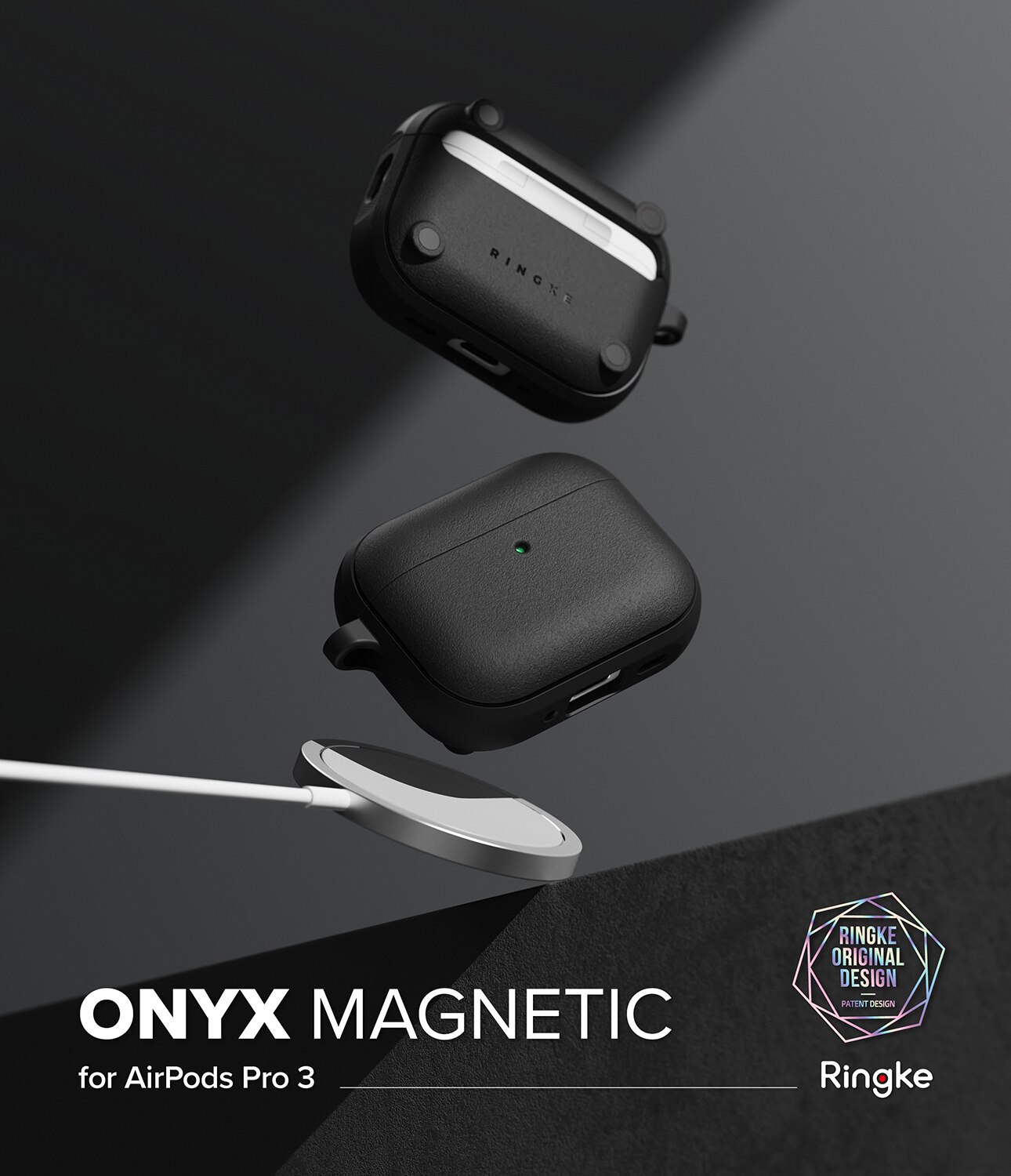 Onyx Magnetic Case Apple AirPods Pro 3 Svart
