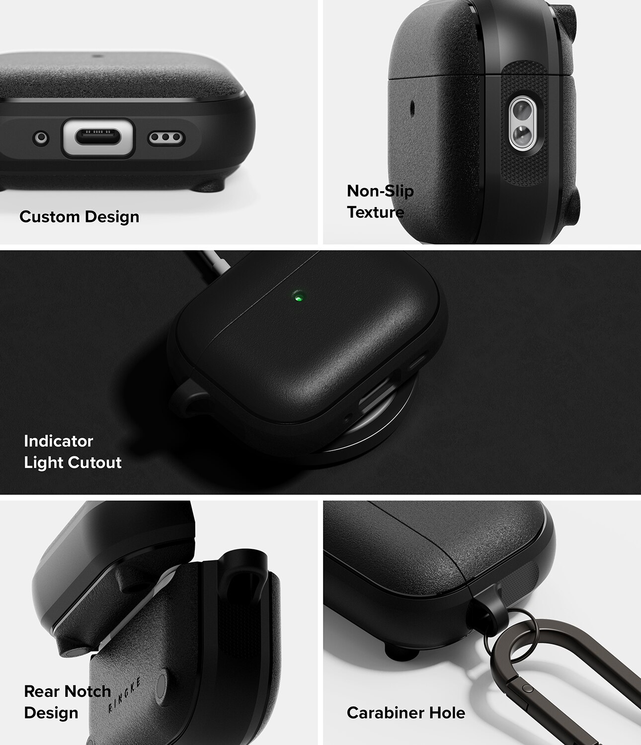 Onyx Magnetic Case Apple AirPods Pro 3 Svart