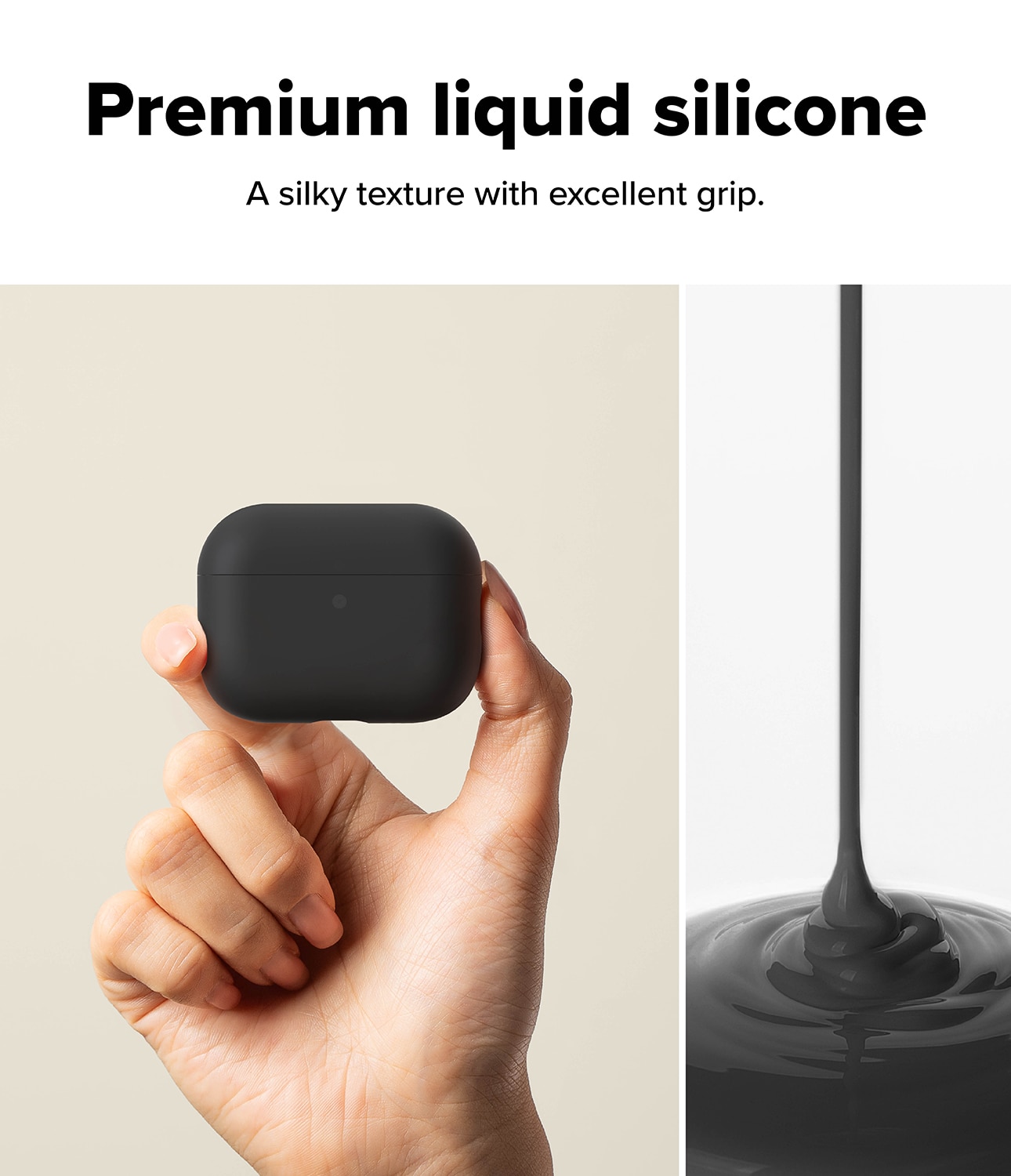 Silicone Skal Apple AirPods Pro 3 Black