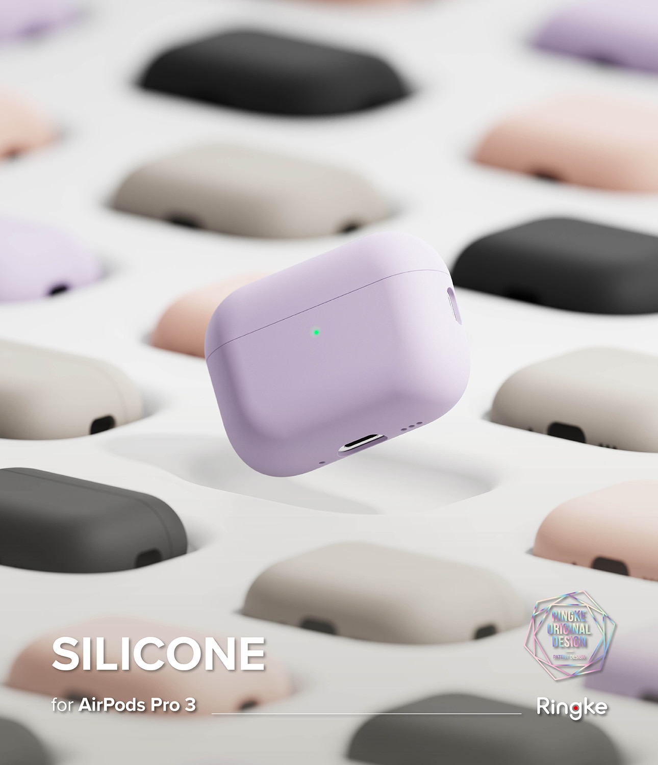 Silicone Skal Apple AirPods Pro 3 Pink