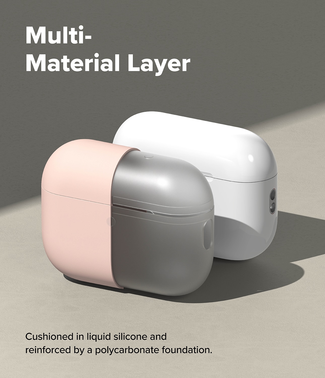 Silicone Skal Apple AirPods Pro 3 Pink