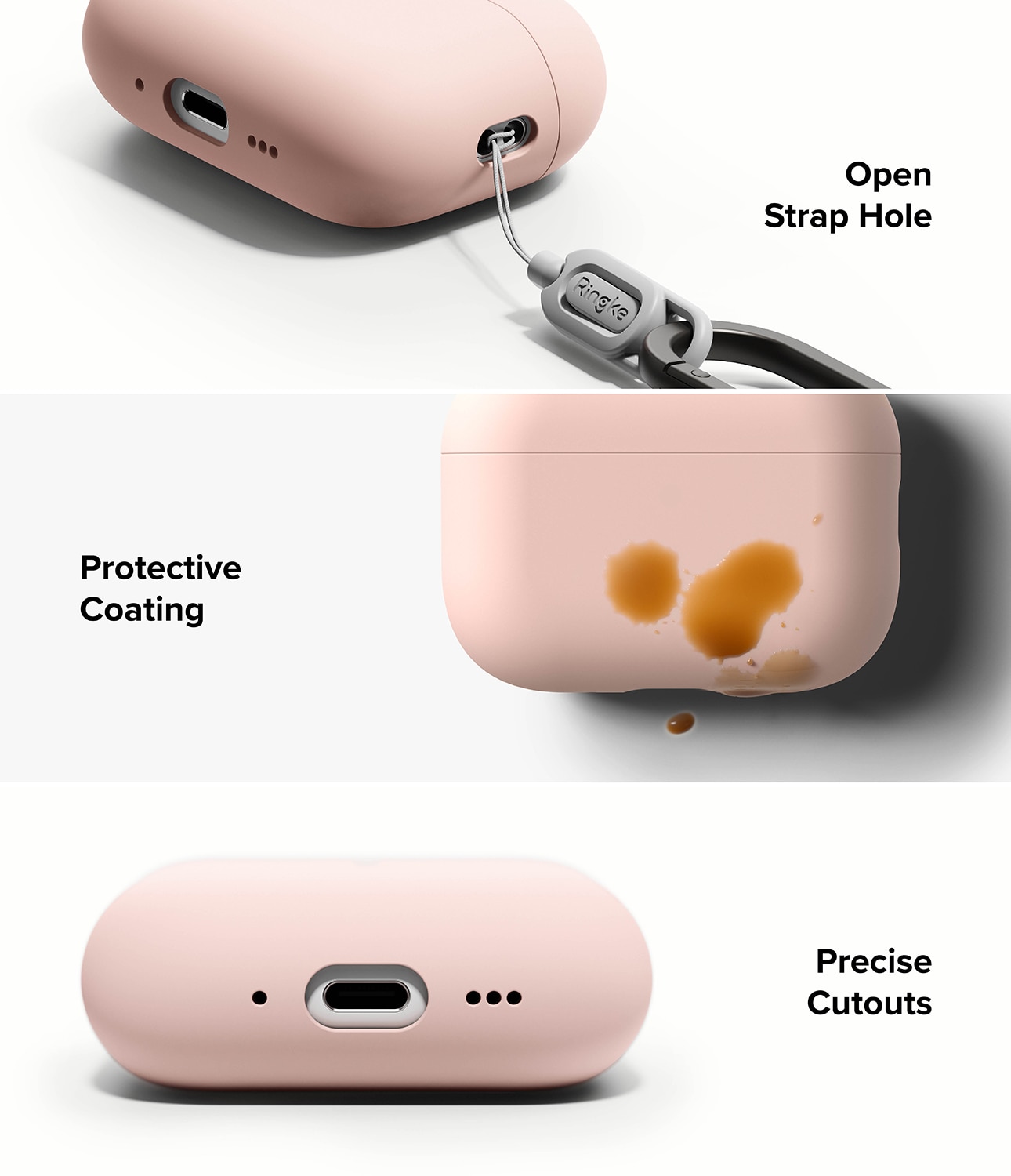 Silicone Skal Apple AirPods Pro 3 Pink
