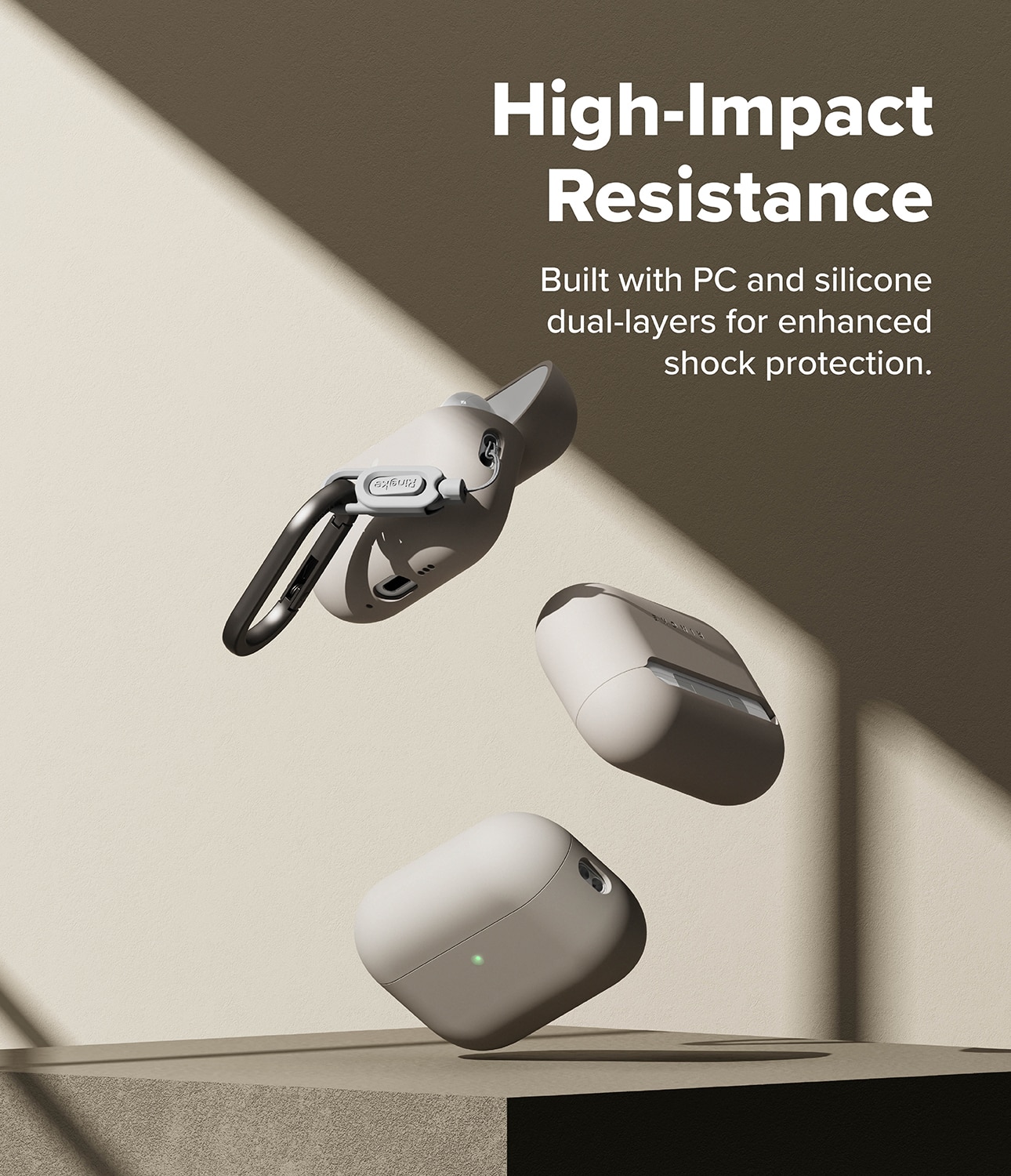 Silicone Skal Apple AirPods Pro 3 Stone