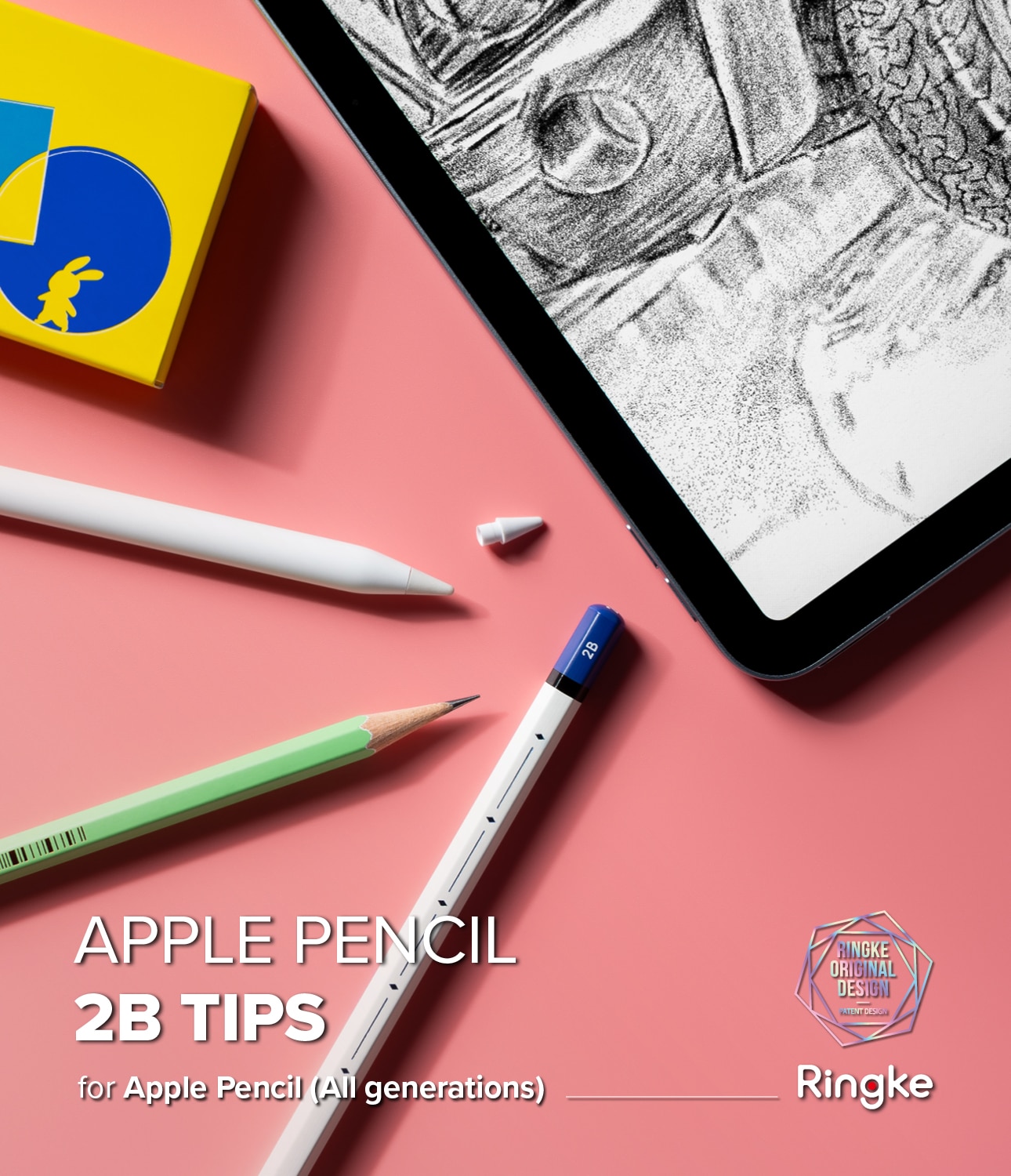 2B Tip Apple Pencil (3-pack) vit