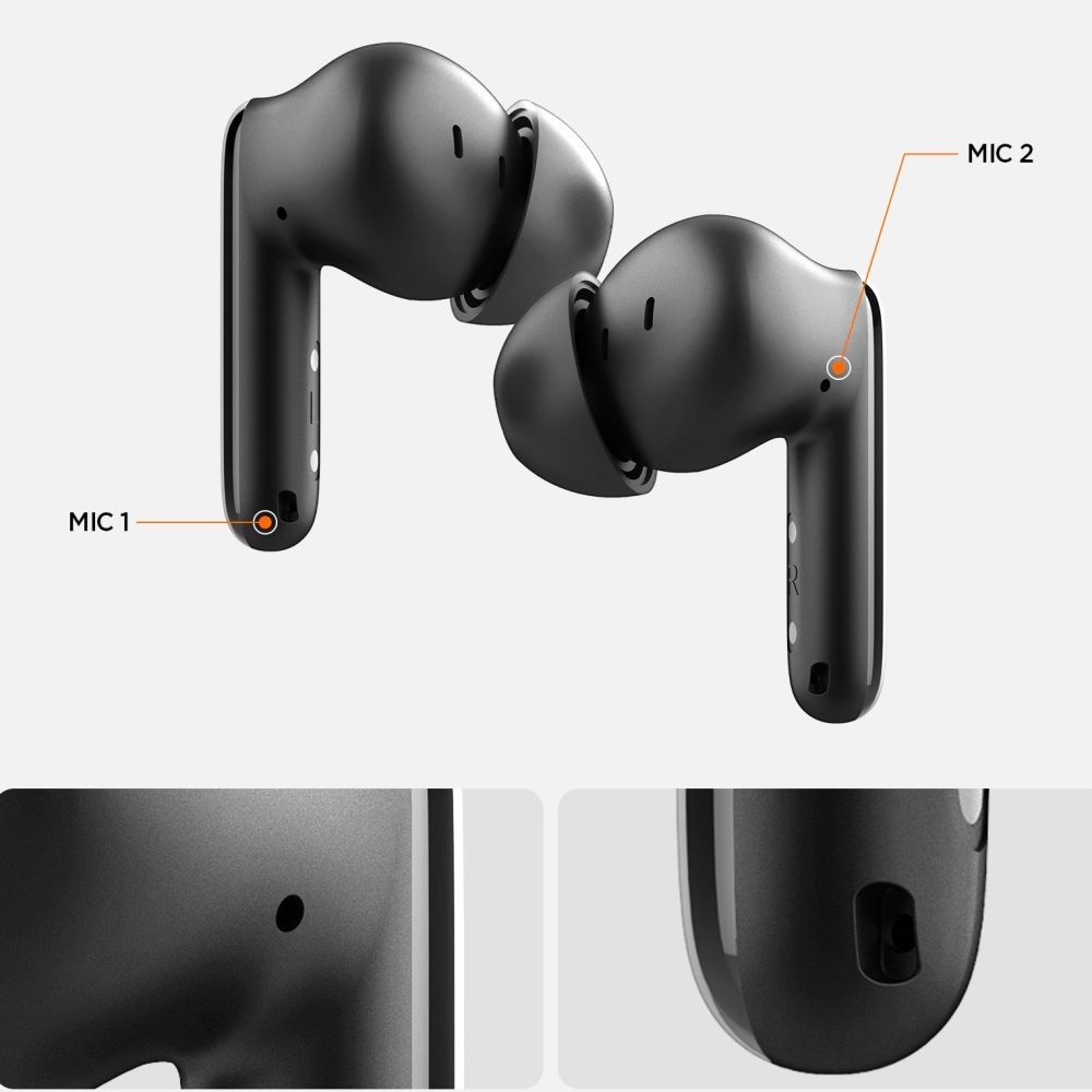 ANC In-Ear Hörlurar Vit