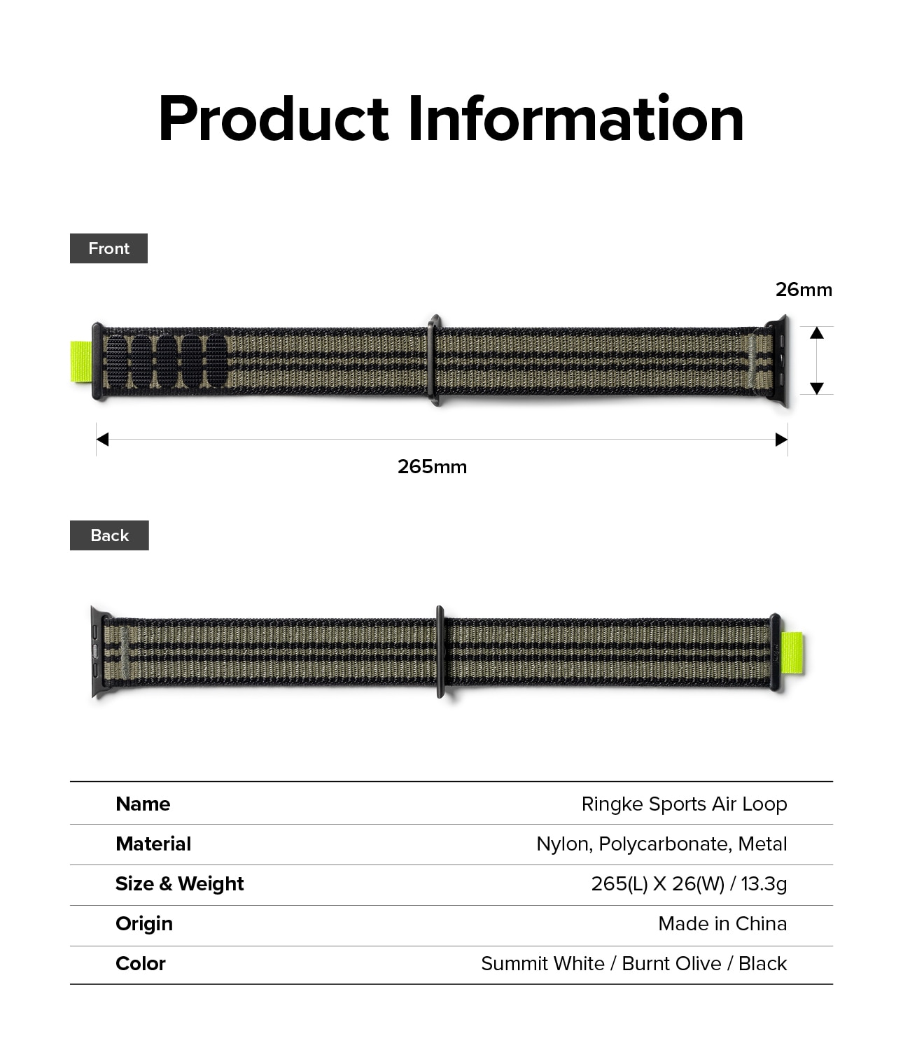 Sports Air Loop Band Apple Watch Ultra 49mm Burnt Olive