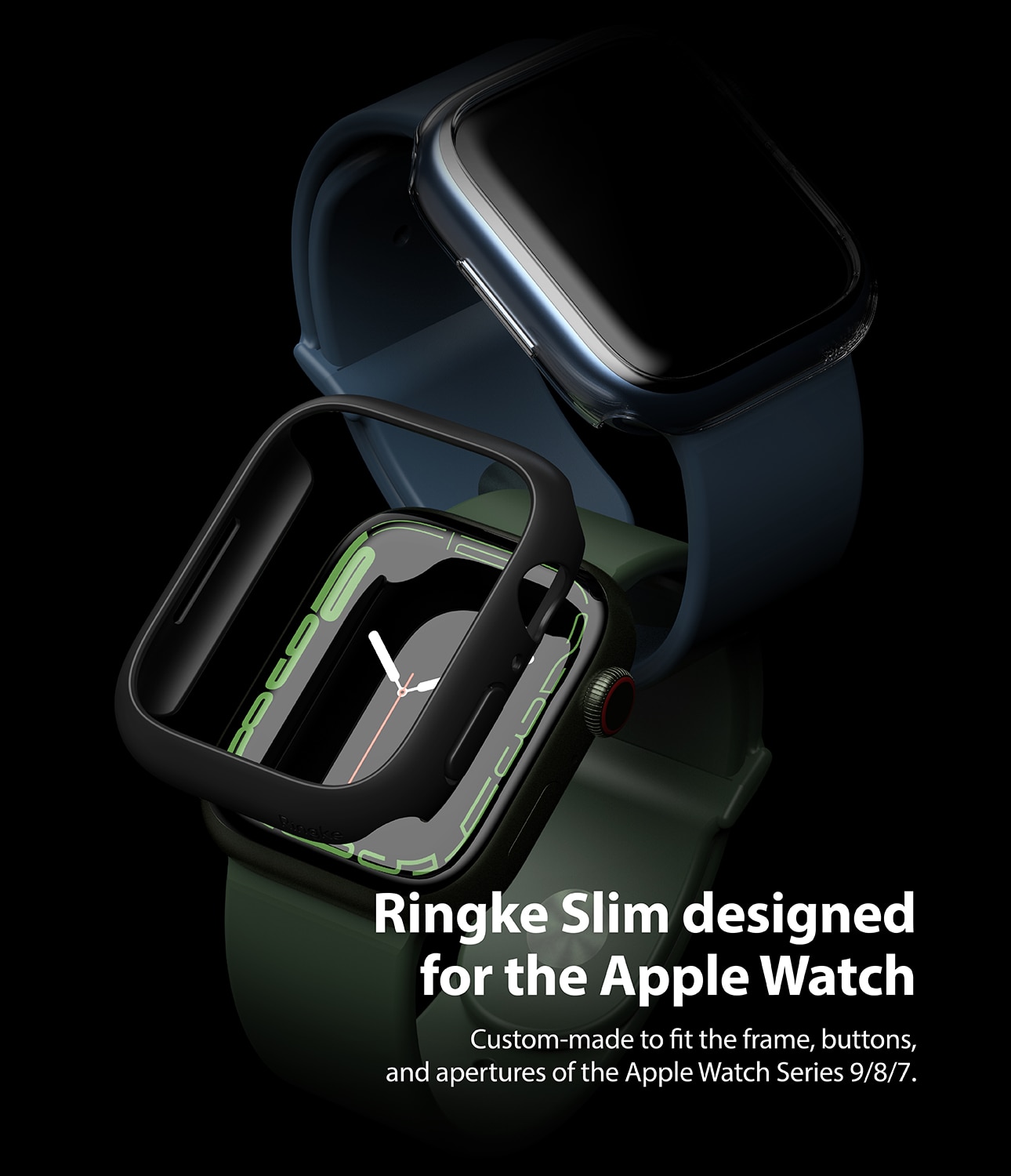 Slim Case (2-pack) Apple Watch Series 9 45mm Flerfärgad/mönster