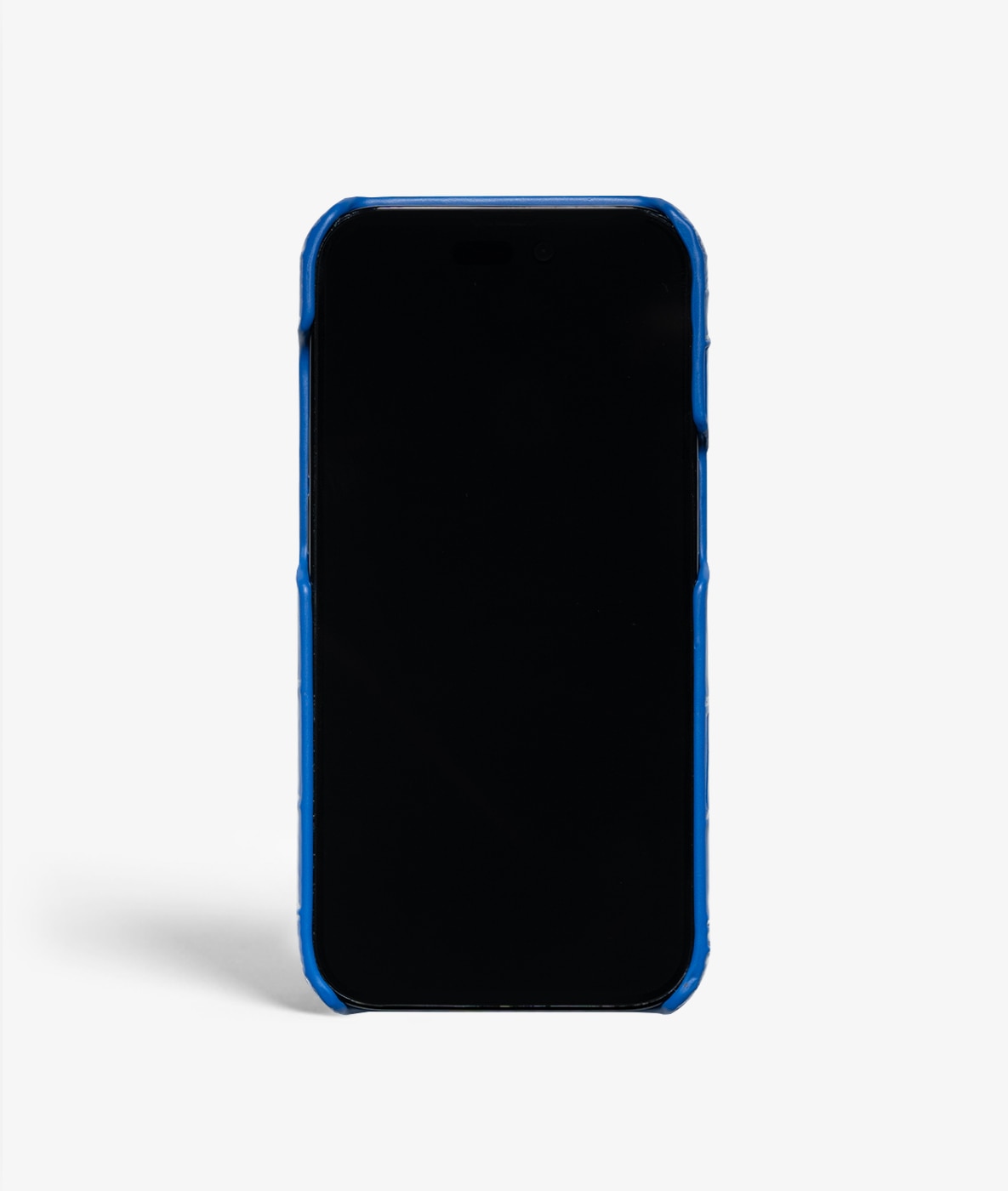 Skal iPhone 14 Pro Croco Blå