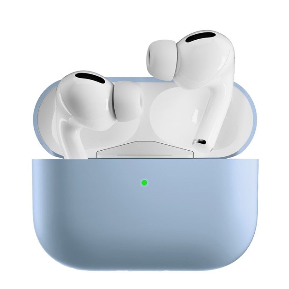 Silikonskal Apple AirPods Pro 2 ljusblå