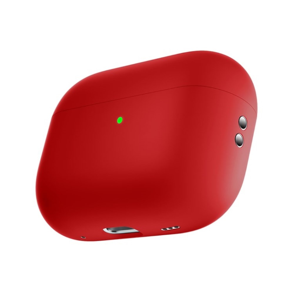 Silikonskal Apple AirPods Pro 2 röd