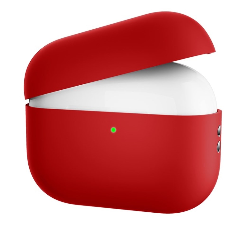 Silikonskal Apple AirPods Pro 2 röd