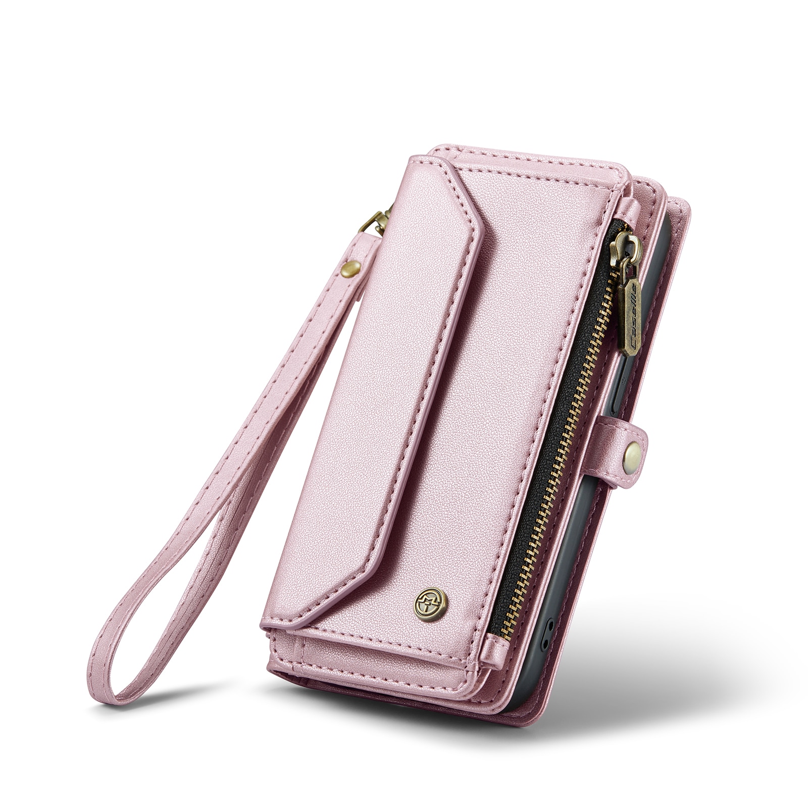 Plånboksväska iPhone 15 Pro rosa