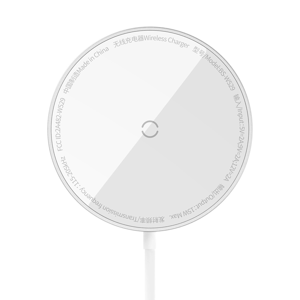 Simple Mini3 MagSafe Trådlös Induktionsladdare 15W silver