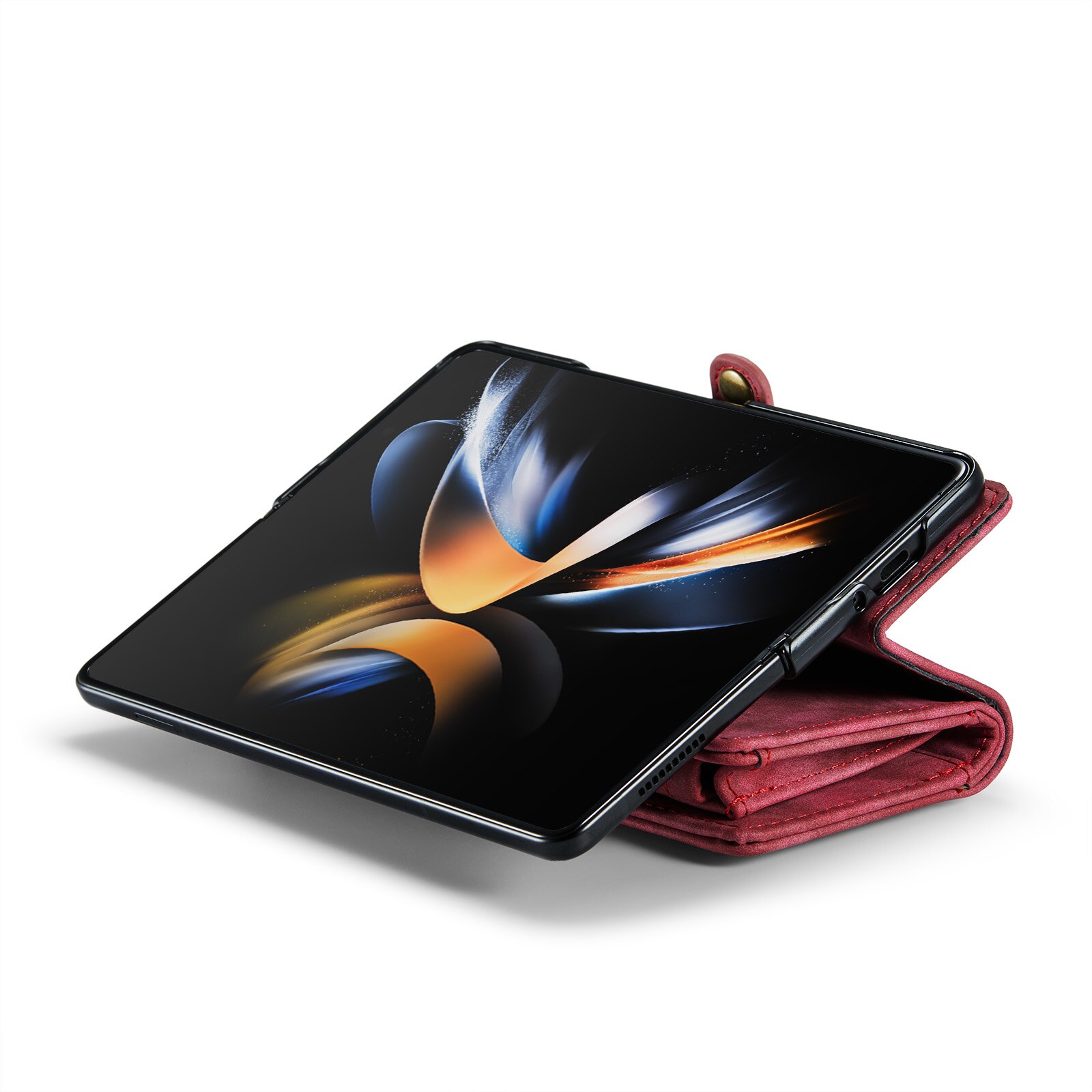 Multi-slot Plånboksfodral Samsung Galaxy Z Fold 5 Röd