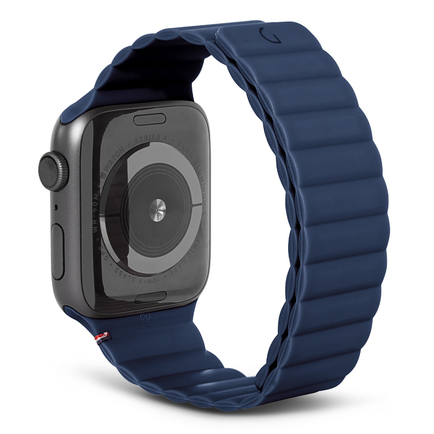 Silicone Magnetic Traction Strap Lite Apple Watch 45mm Series 8 Matte Navy