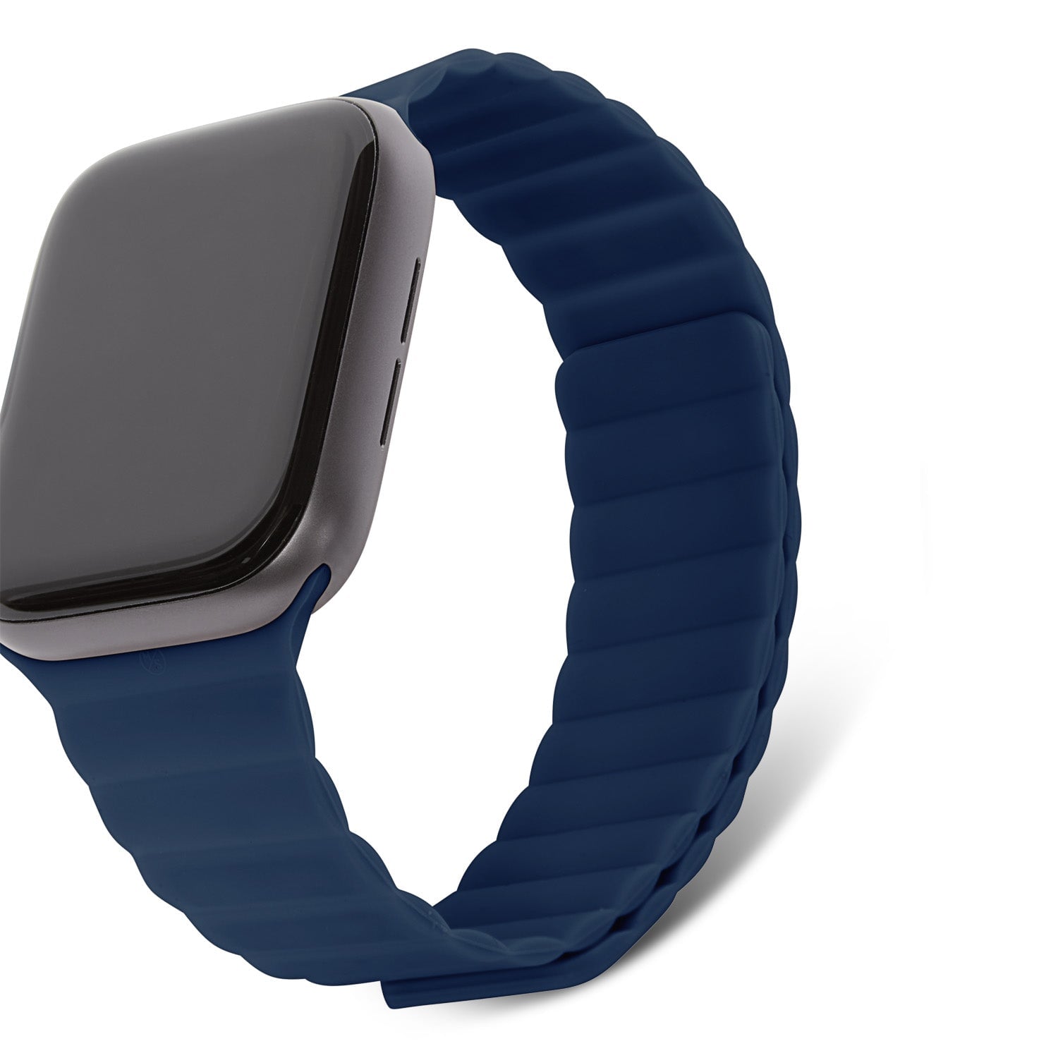 Silicone Magnetic Traction Strap Lite Apple Watch 45mm Series 9 Matte Navy