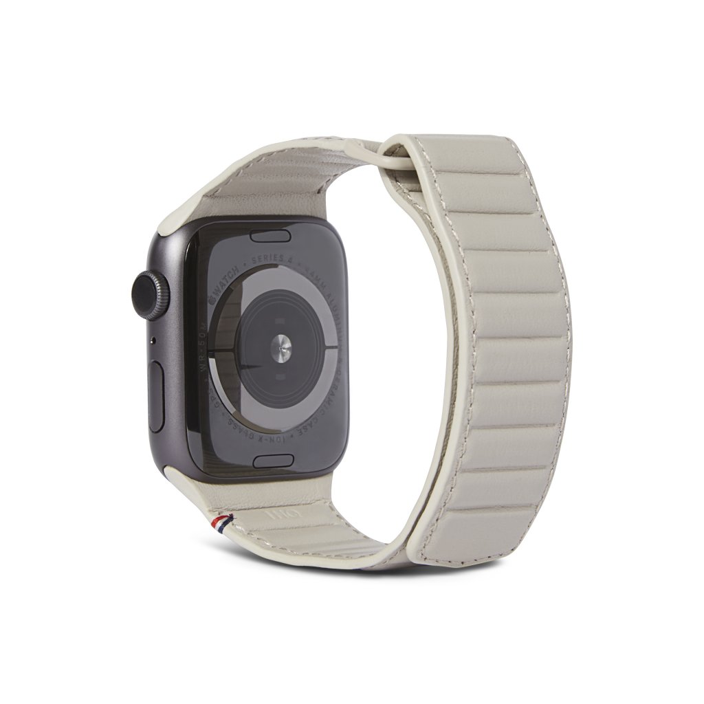 Leather Magnetic Traction Strap Apple Watch 41mm Series 9 Clay