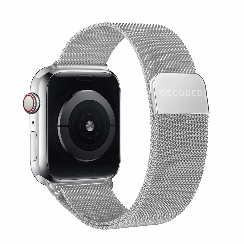 Köp Decoded Milan Traction Strap Apple Watch 42/44/45mm Titanium online