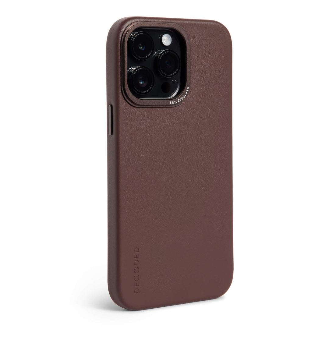 Leather Back Cover iPhone 14 Pro Brown