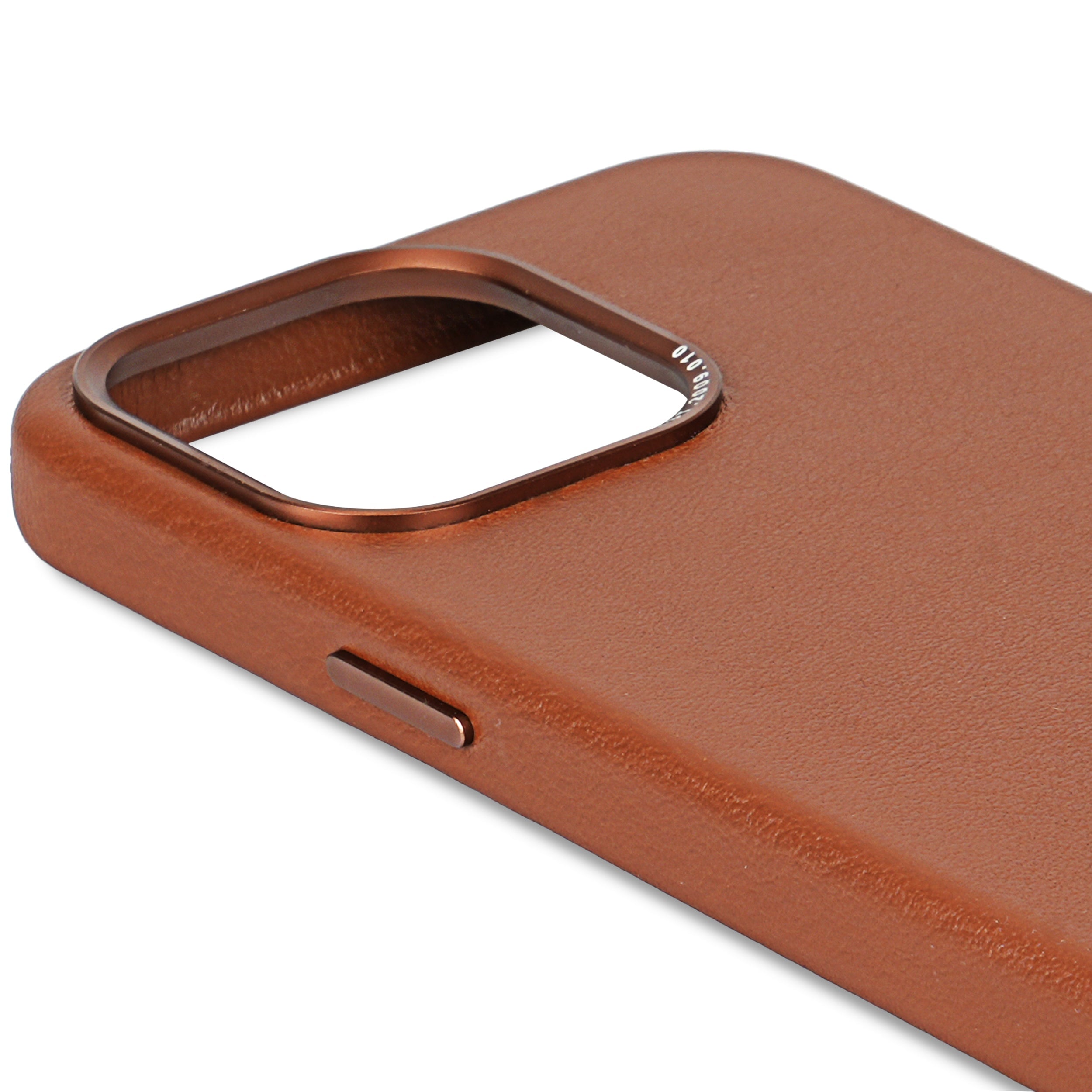 Leather Back Cover iPhone 15 Pro Tan