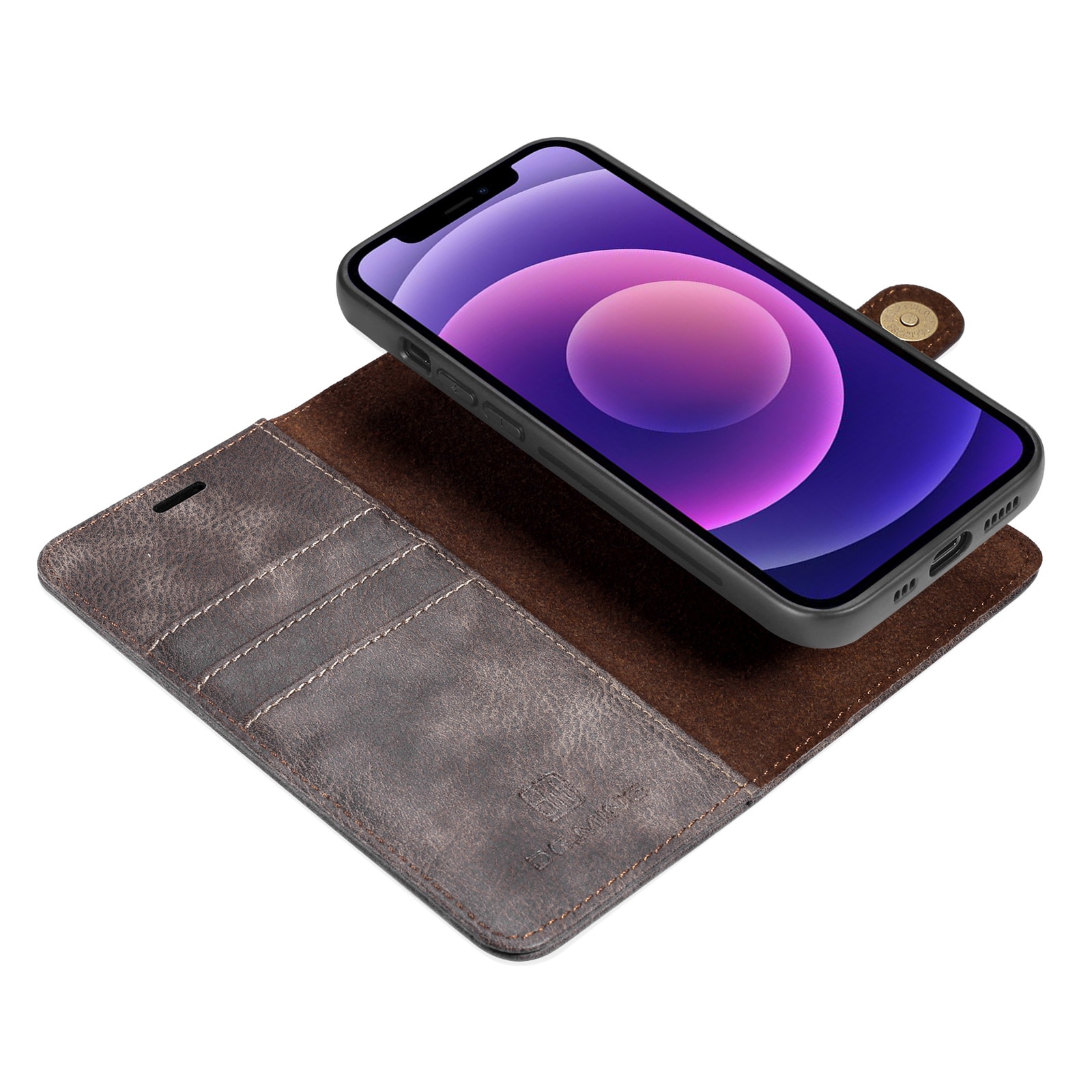 Magnet Wallet iPhone 13 Mini Brun