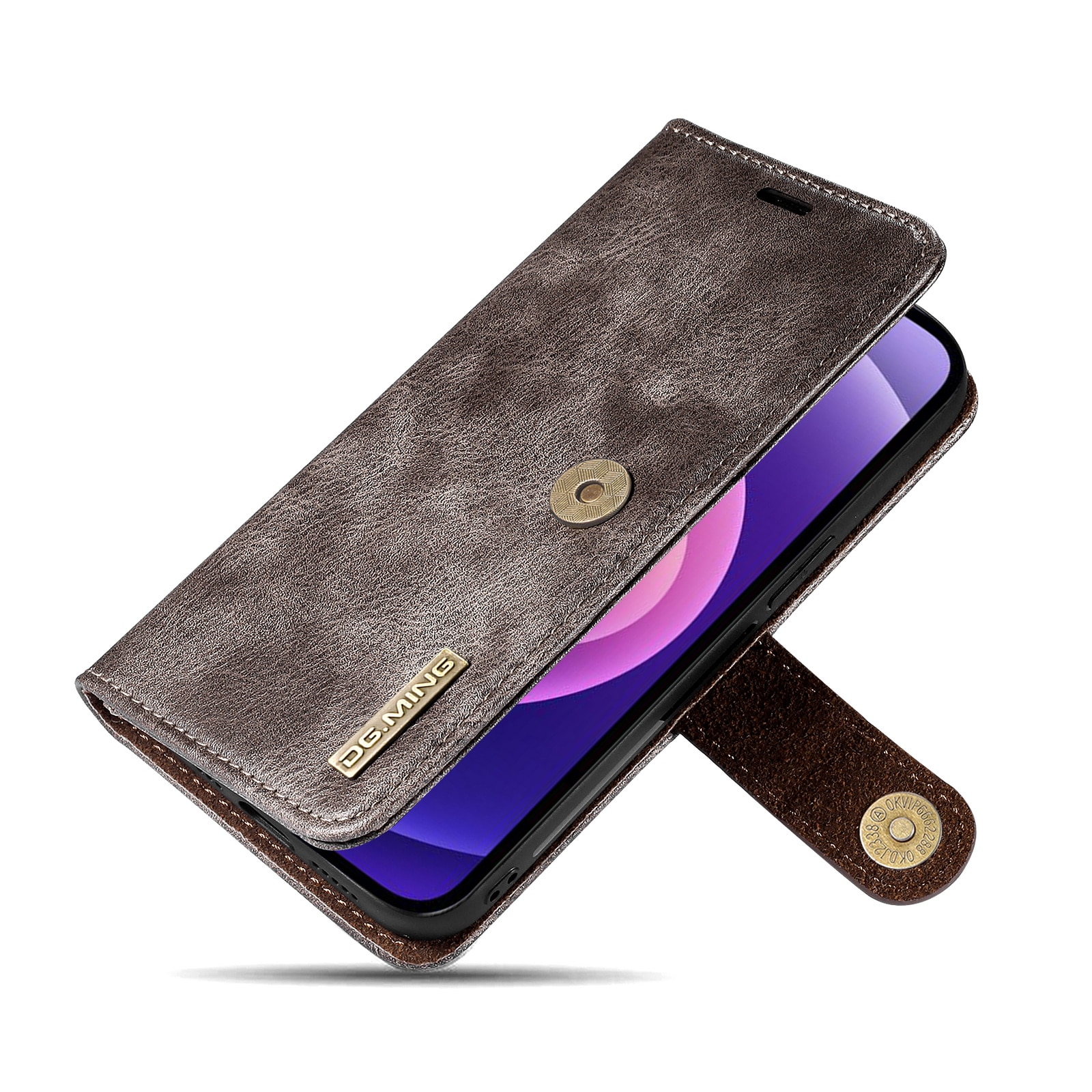 Magnet Wallet iPhone 13 Mini Brun