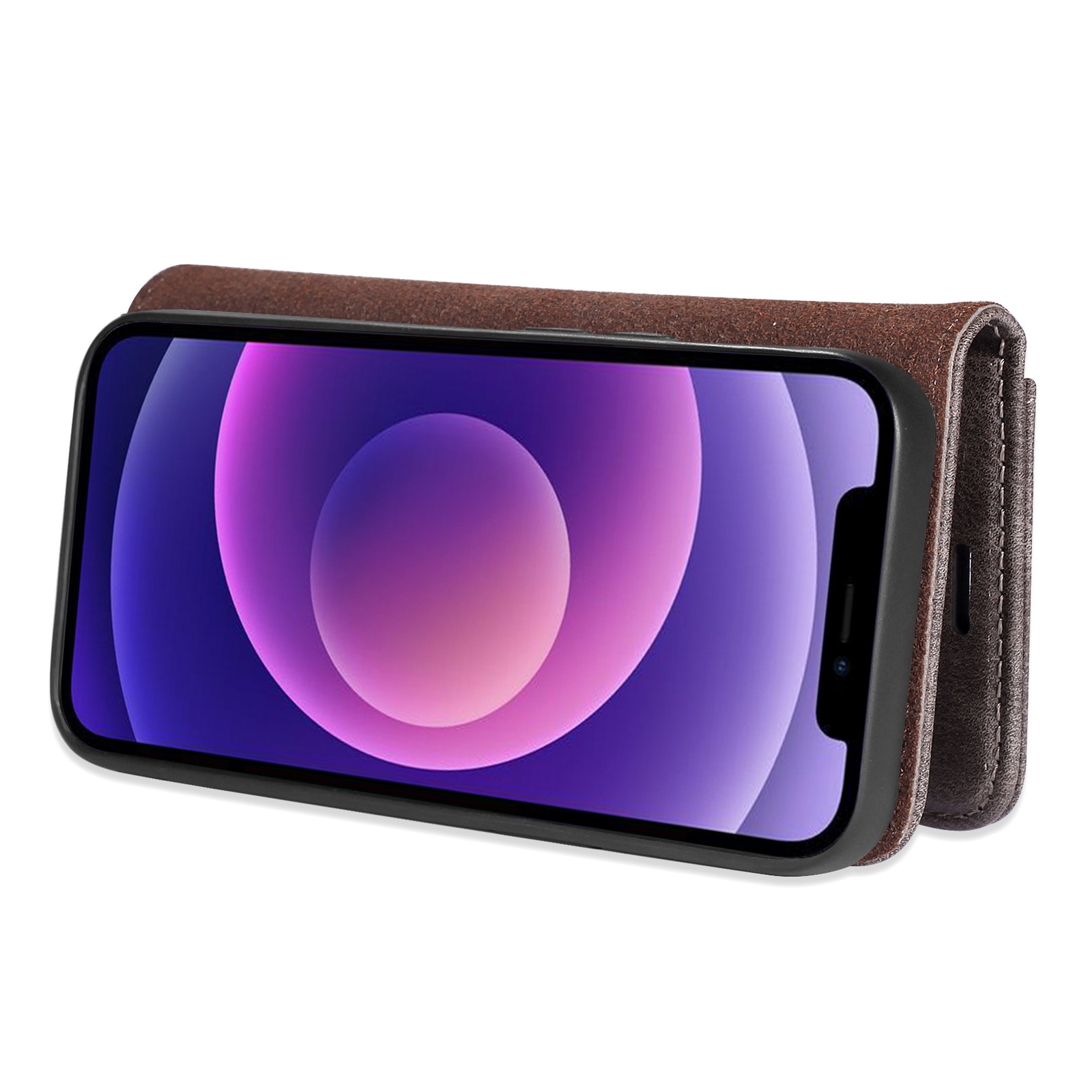 Magnet Wallet iPhone 13 Mini Brun