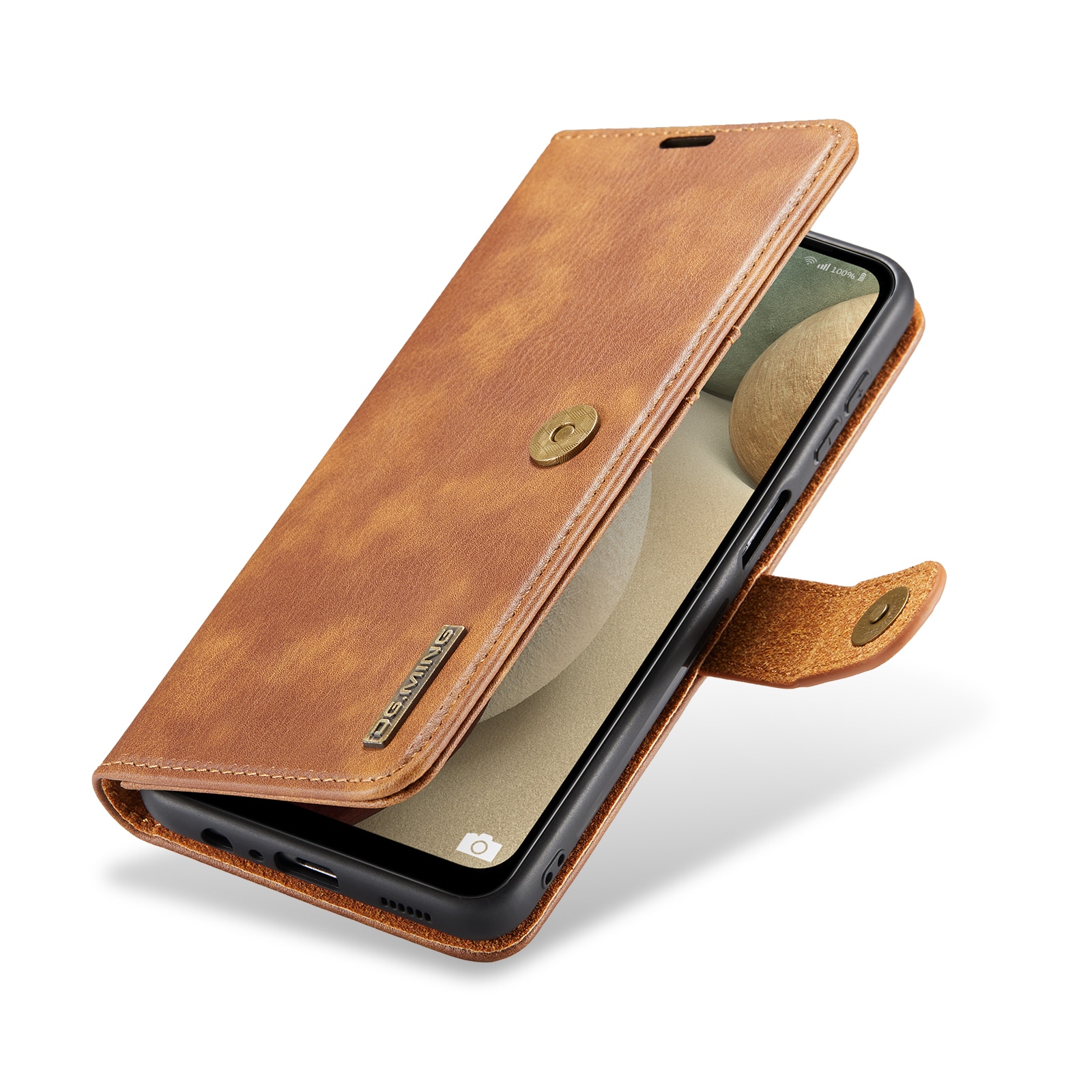 Magnet Wallet Samsung Galaxy A14 Cognac