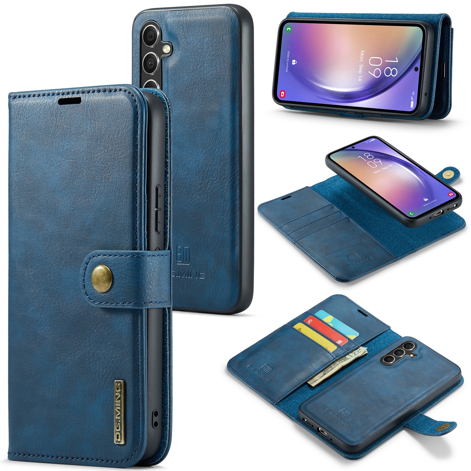 Magnet Wallet Samsung Galaxy A15 Blue