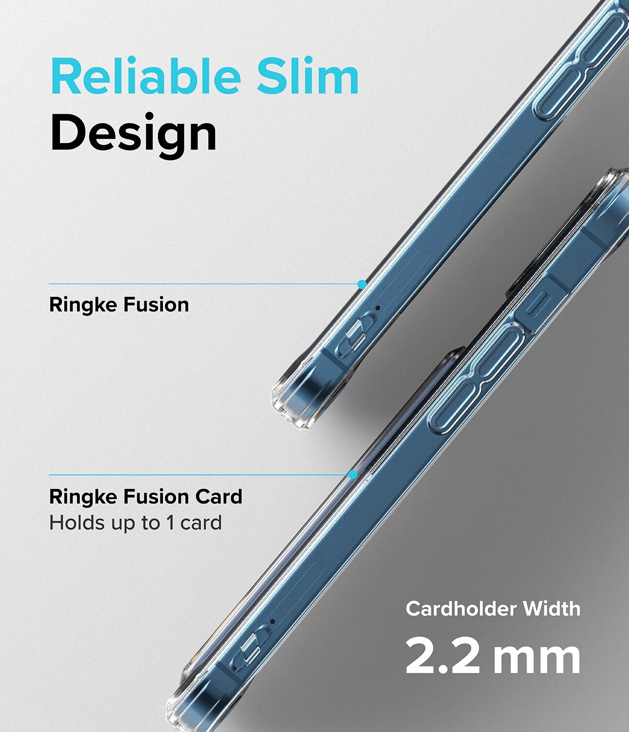 Fusion Card Case iPhone 13 Clear