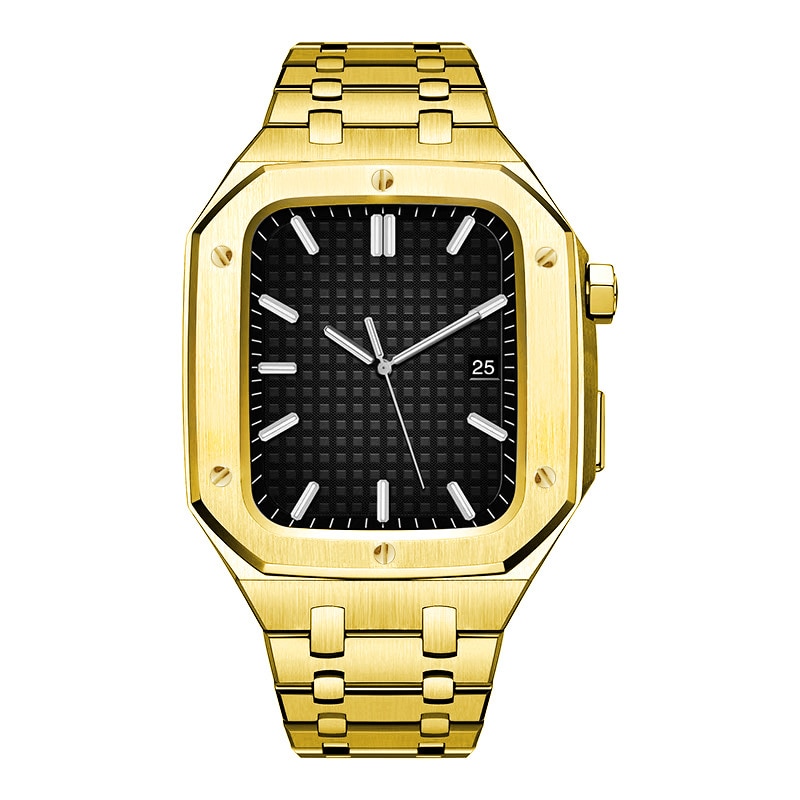 Apple Watch 45mm Series 8 Full Metal Armband guld