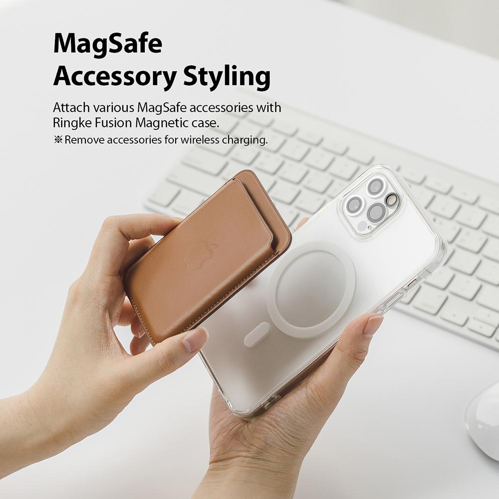 Fusion Magnetic Case iPhone 12/12 Pro Matte Clear