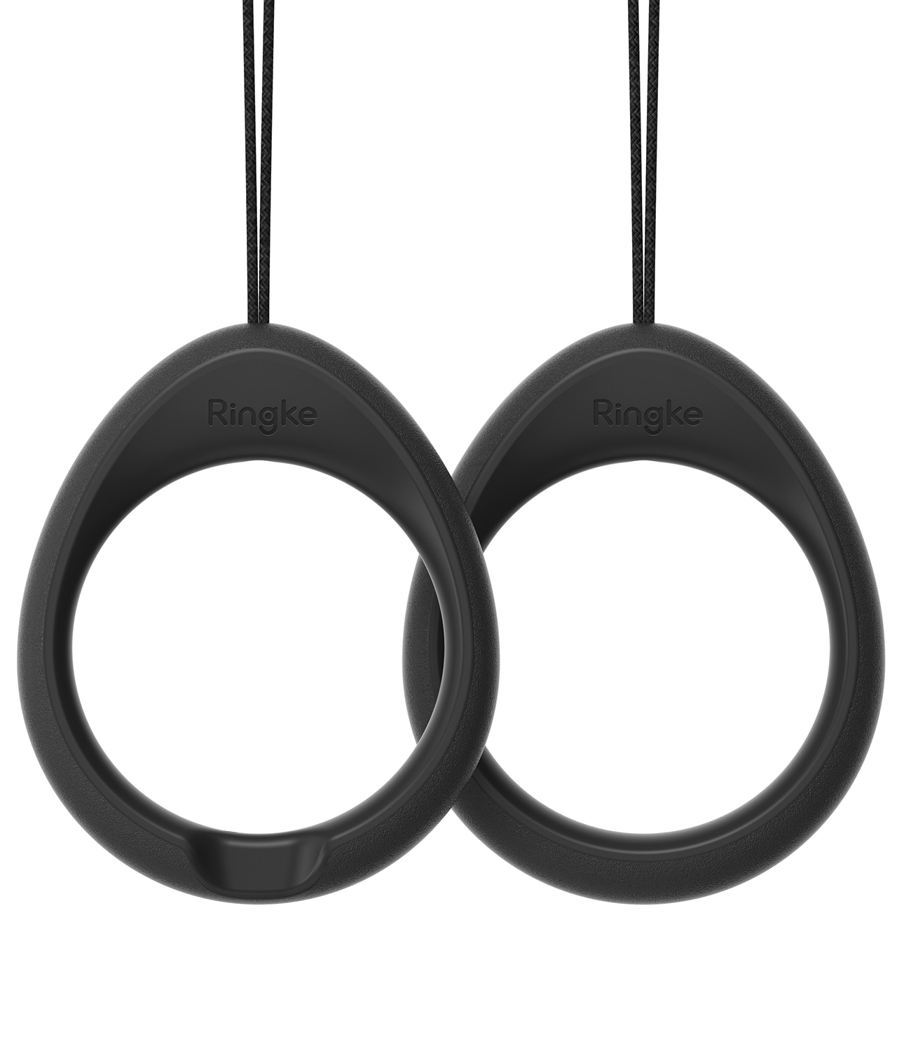 2-Pack Finger Ring Strap Black