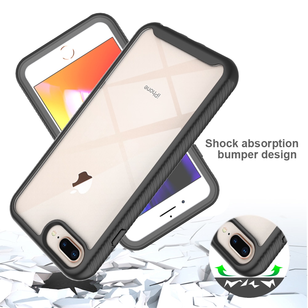 Full Protection Case iPhone 7 Plus/8 Plus svart