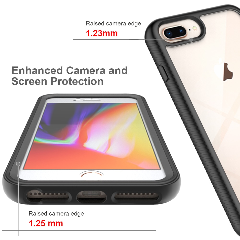Full Protection Case iPhone 7 Plus/8 Plus svart