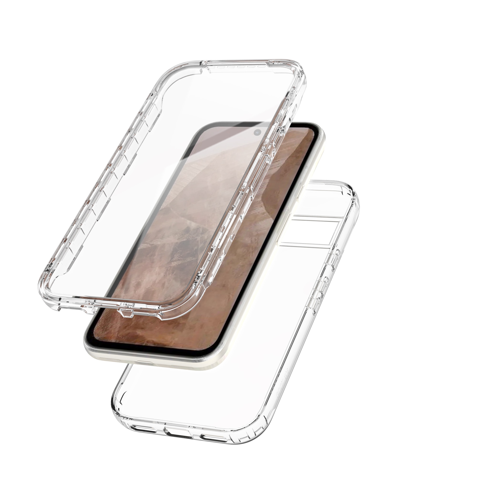 Full Protection Case Google Pixel 8a transparent