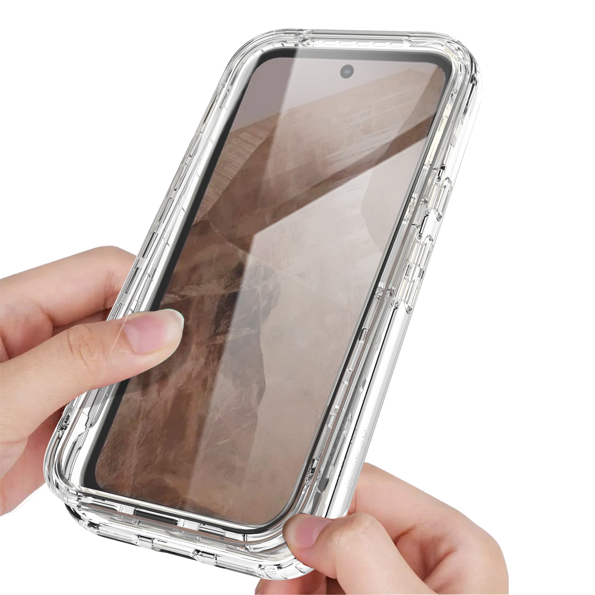 Full Protection Case Google Pixel 8a transparent