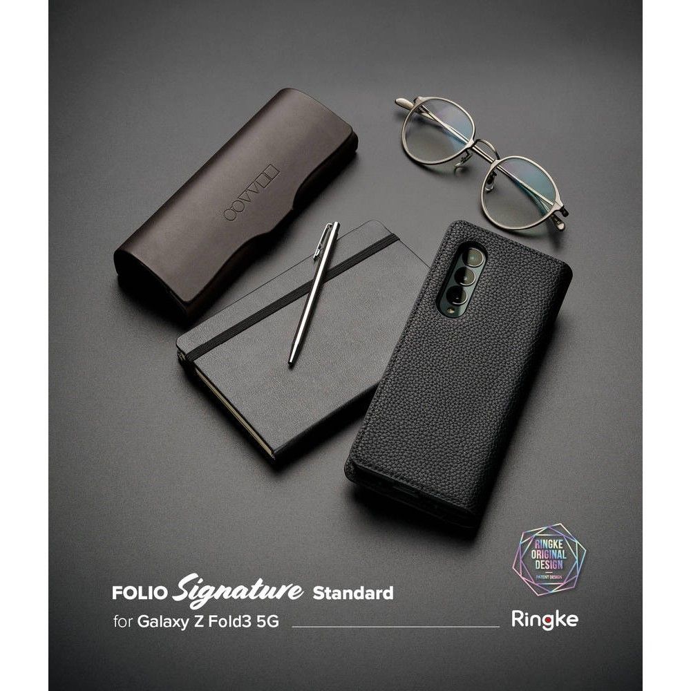 Folio Signature Cover Samsung Galaxy Z Fold 3 Black