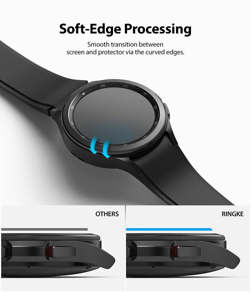 Screen Tempered Glass Samsung Galaxy Watch 4 Classic 46mm (4-pack)