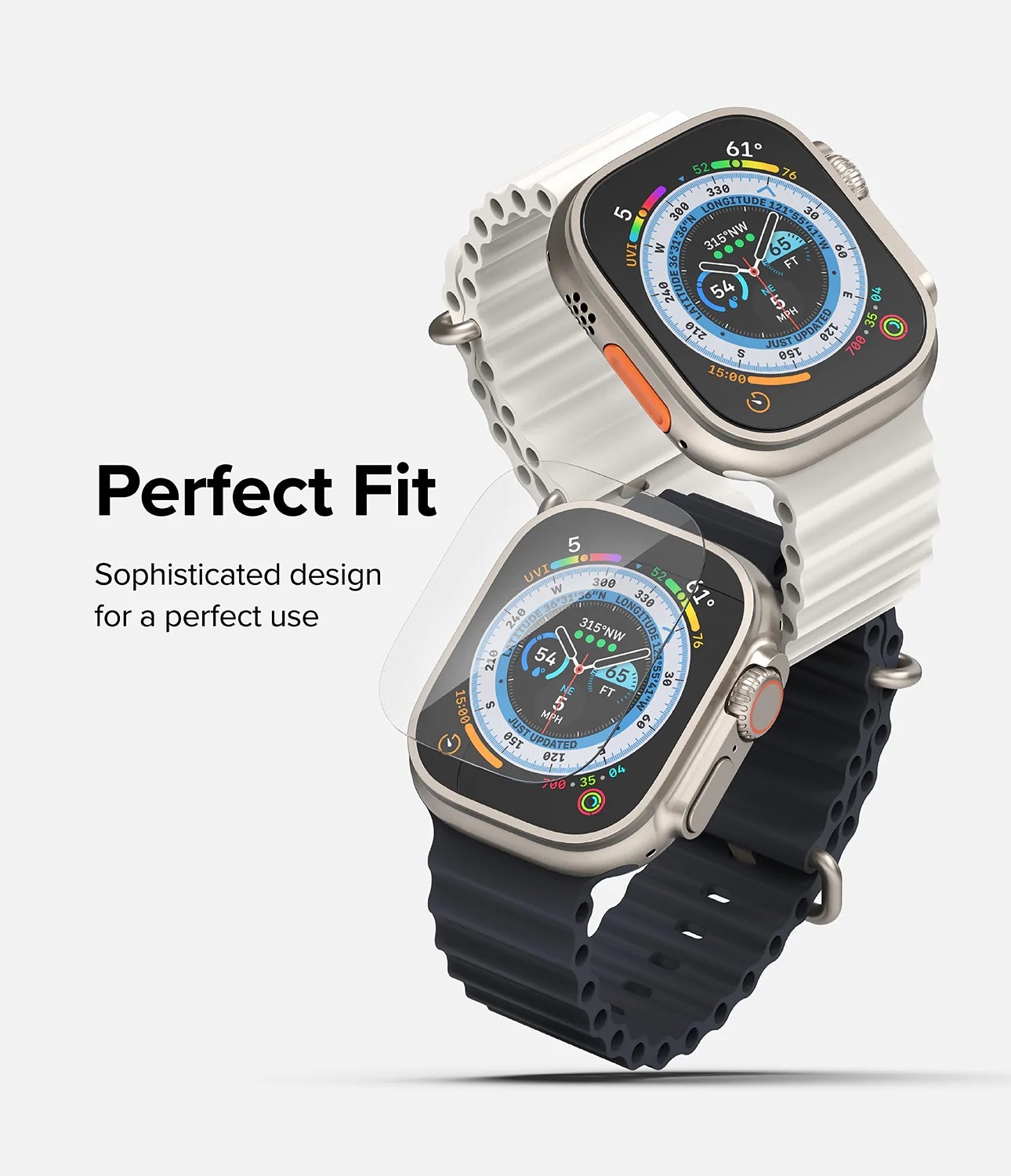 Screen Tempered Glass Apple Watch Ultra 49mm 2nd Gen (4-pack)