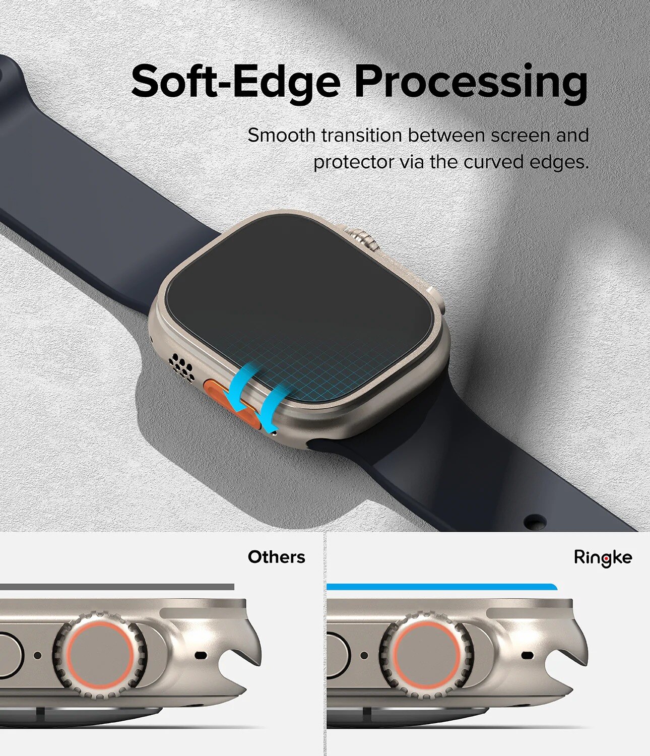 Screen Tempered Glass Apple Watch Ultra 49mm 2nd Gen (4-pack)