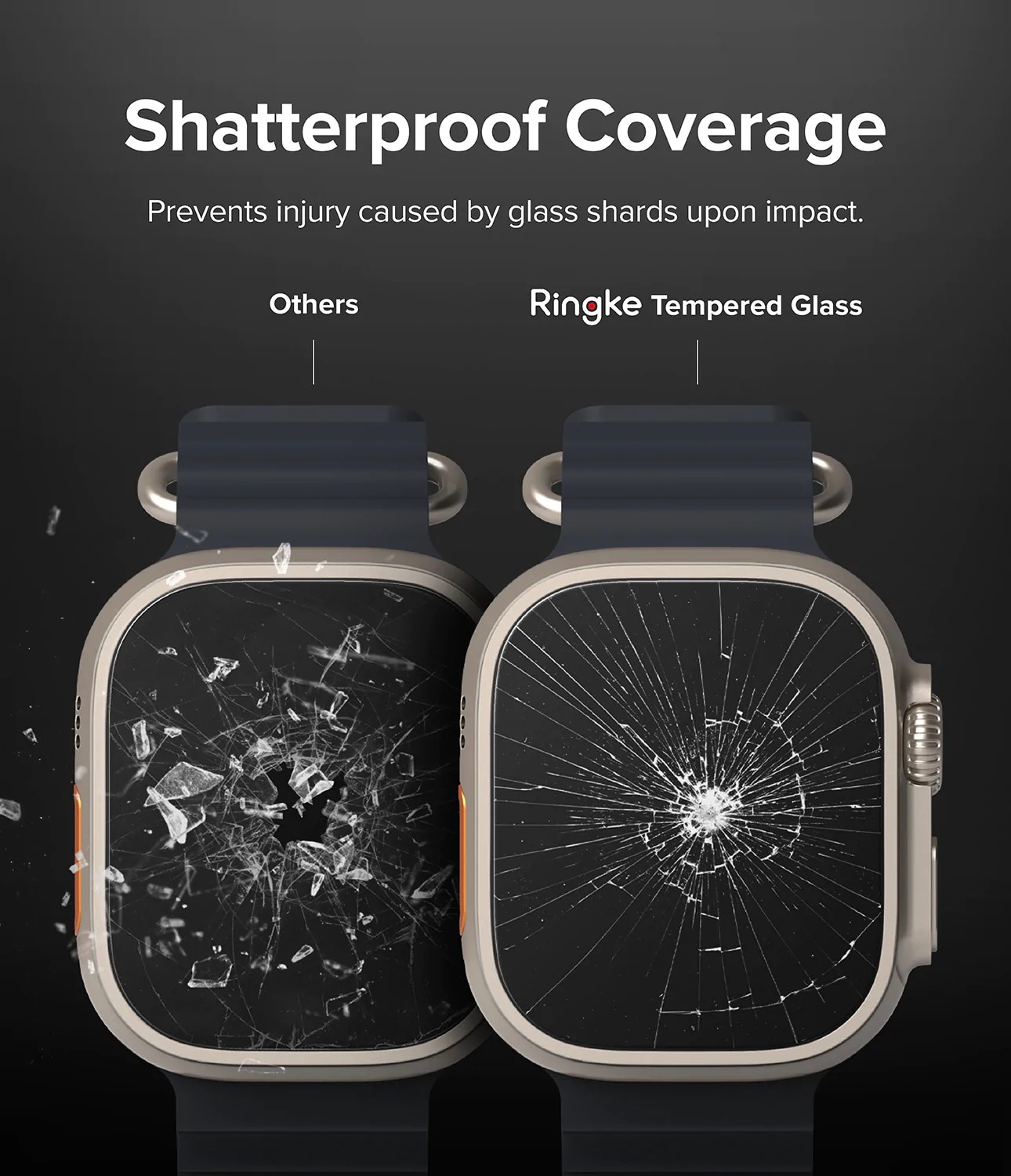 Screen Tempered Glass Apple Watch Ultra 2 49mm (4-pack)