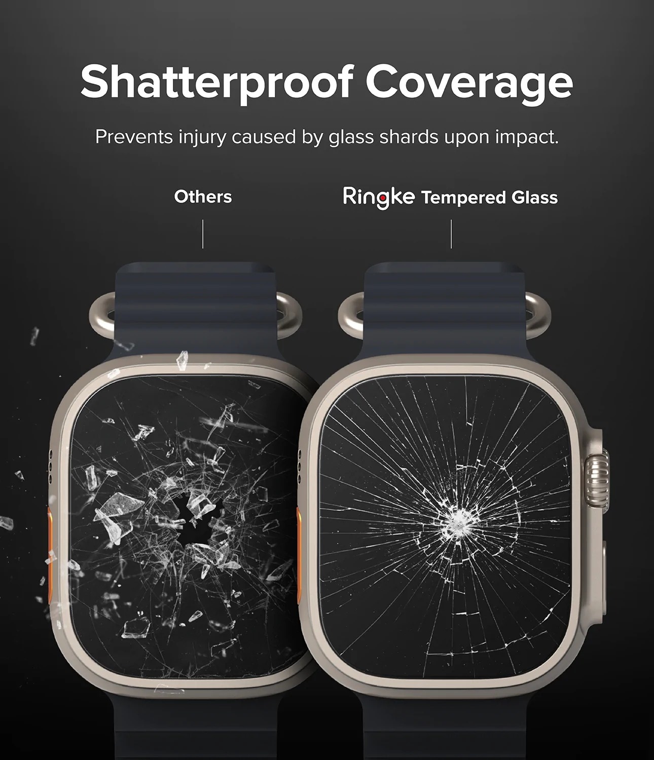 Screen Tempered Glass Apple Watch Ultra 49mm 2nd Gen (4-pack)
